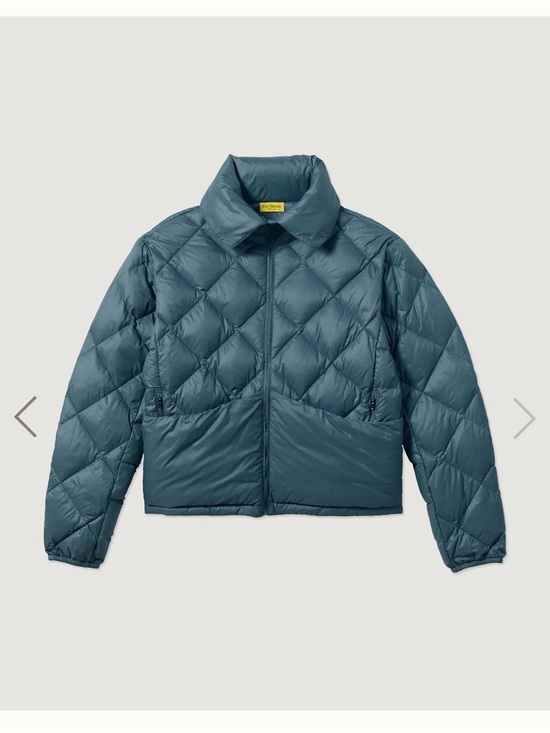 hikerkind Jackets & Blazers - Women’s Teal Quilted Diamond Puffer Jacket